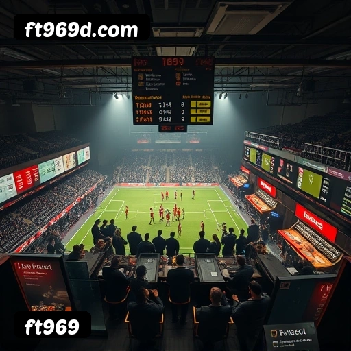 Plataforma ft969 mostrando interface moderna, jogos certificados e recursos de segurança licenciados